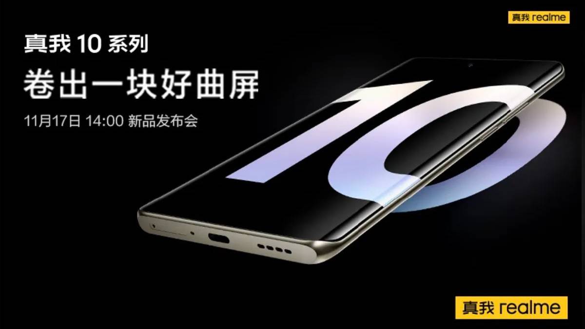 Realme 10 launch poster