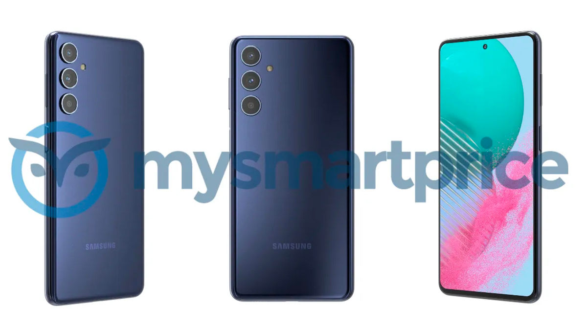 Samsung Galaxy M54 5G render image and video leaked design revealed