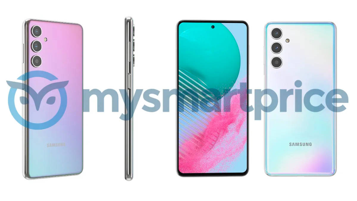 Samsung Galaxy M54 5G render image and video leaked design revealed