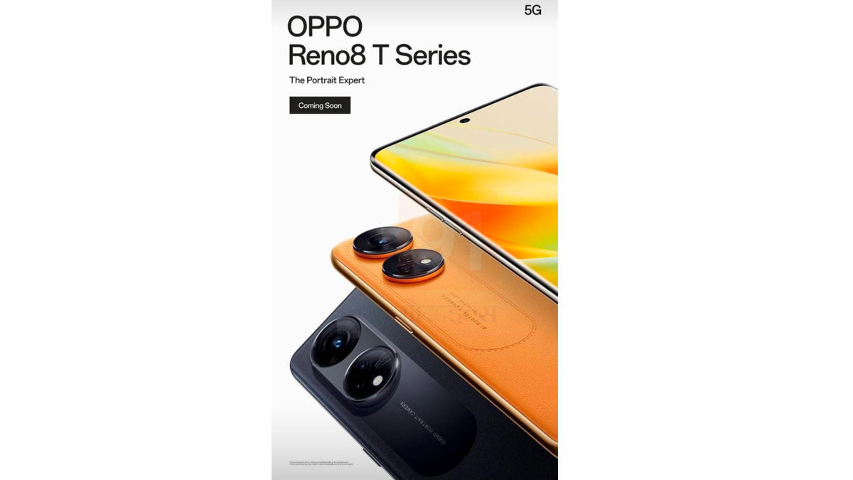oppo reno 8t 5g phone to launch in india in february official poster image design revealed