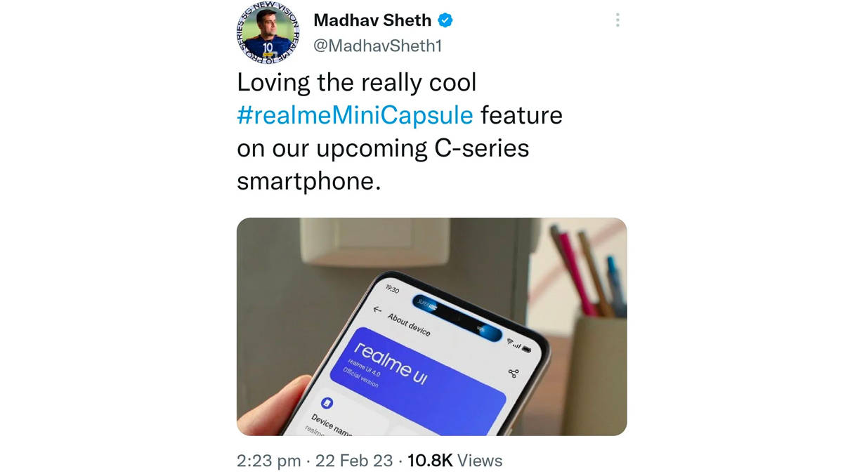 realme mini capsule could come in c series smartphone