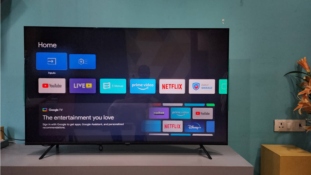 thomson 55 inch 4k qled tv review in hindi