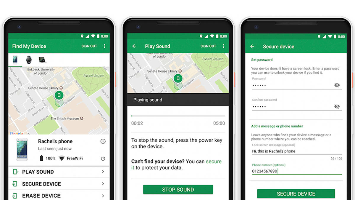 Find My Device kaise use kare