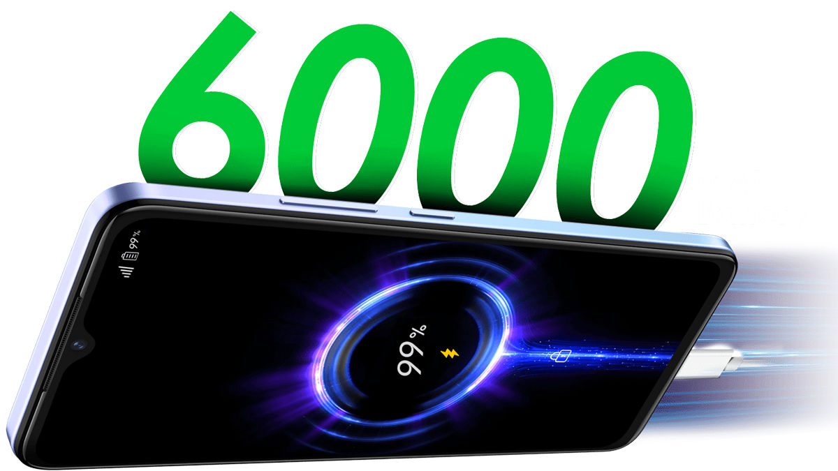 6000 mah battery phone under 12000