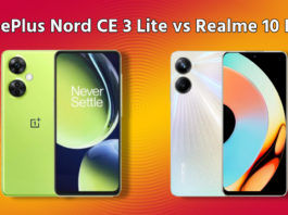 OnePlus Nord CE 3 Lite vs Realme 10 Pro