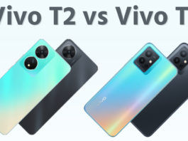 vivo t2 vs vivo t1