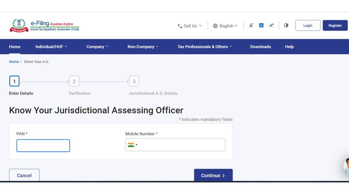 Jurisdictional Assessing Officer