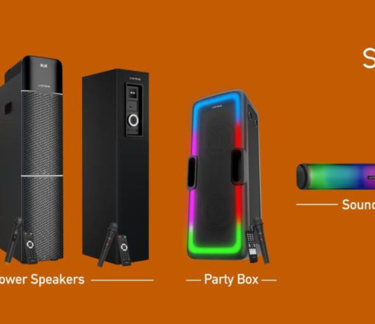 Skyball launches Sound Bar Neo20, Party Box 600 and Party Pillar Tower speakers in India