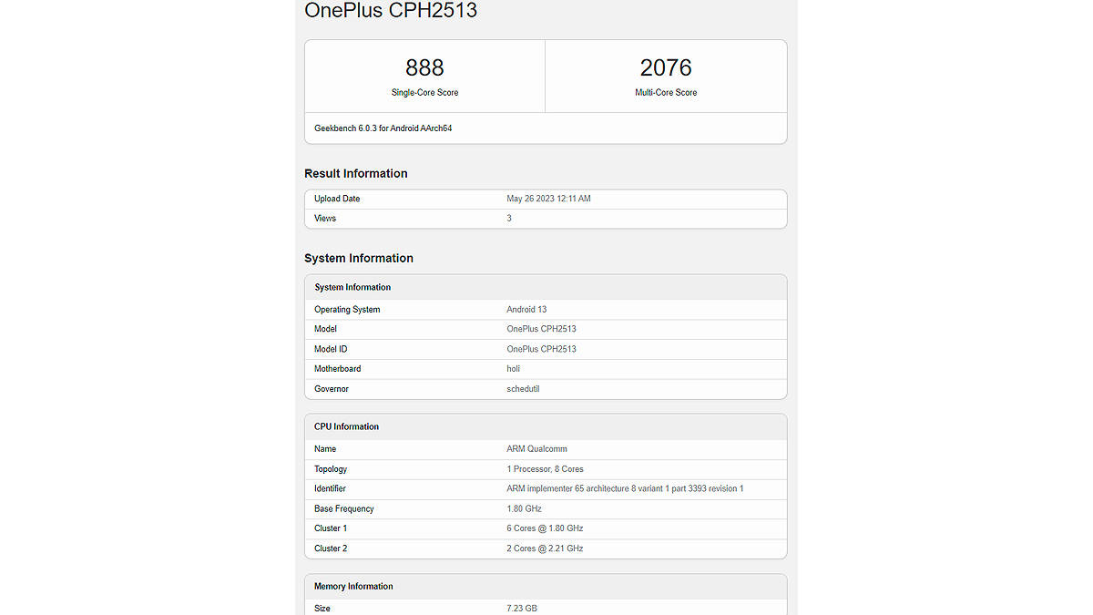 8 gb ram smartphone oneplus nord n 30 5g listed on geekbench specifications leaked