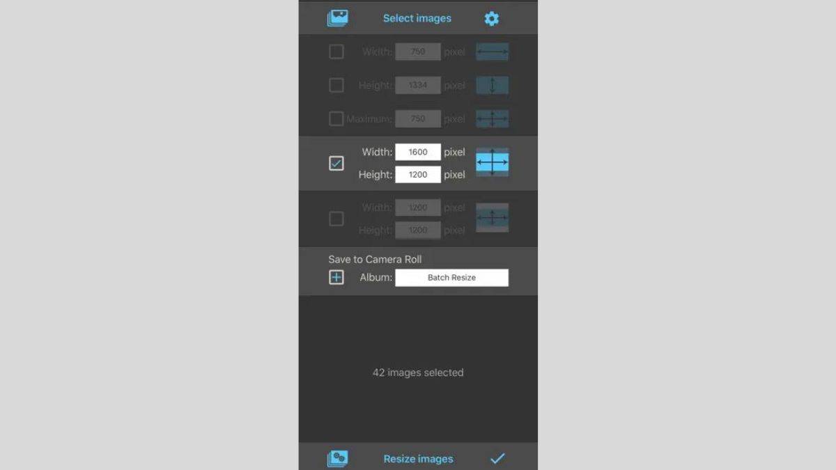 Batch Resize app