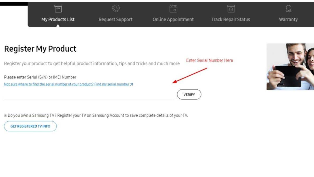Samsung Warranty Status