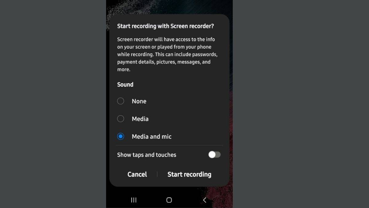 Screen Record on Android
