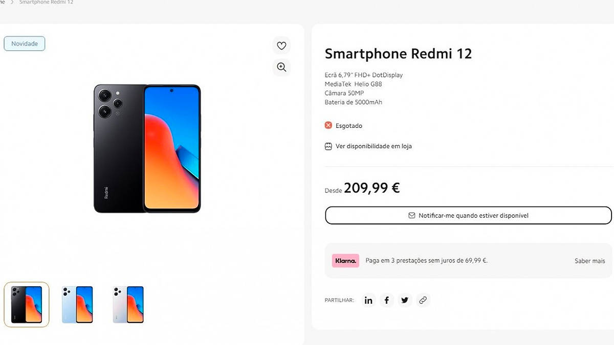 redmi 12 price and specifications revealed accidentally on portugal website