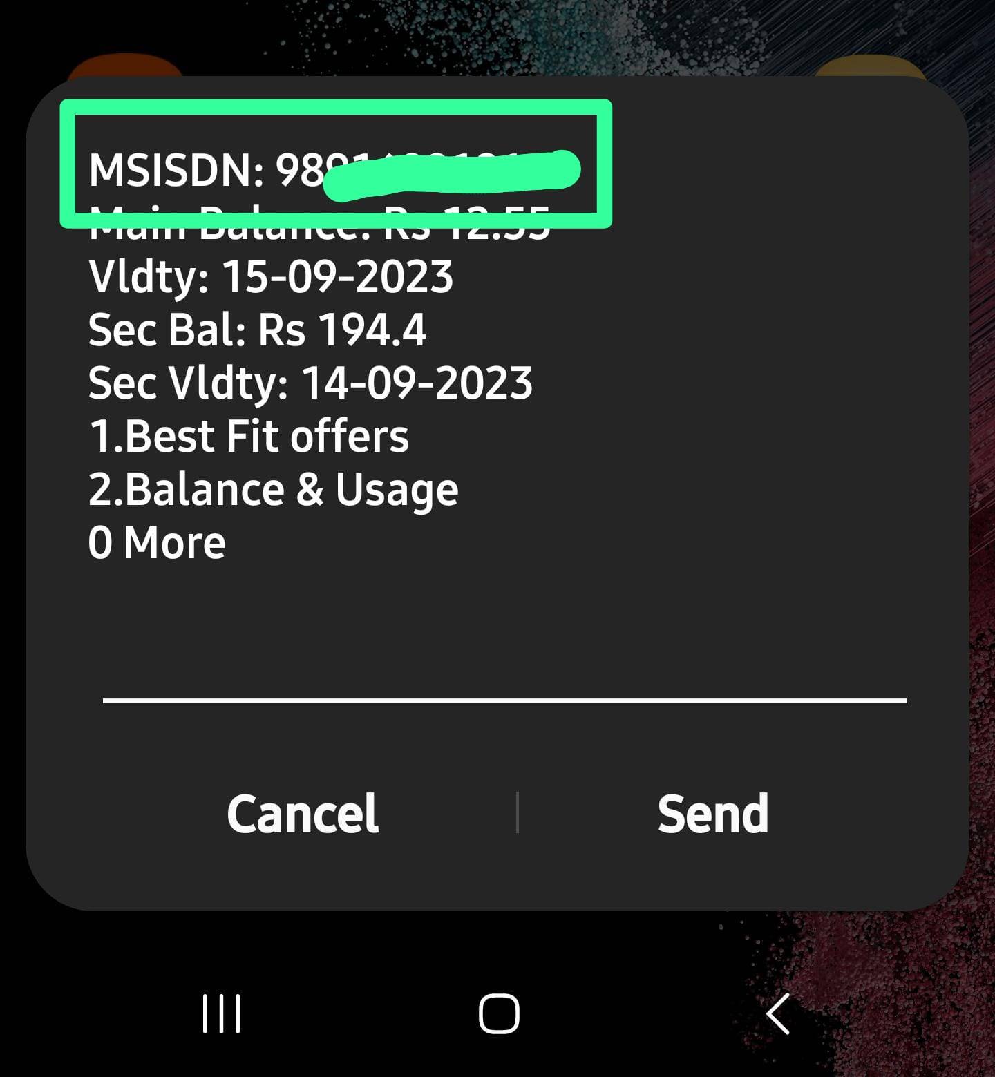 vodafone idea mobile number check