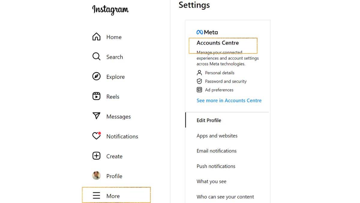 Instagram account