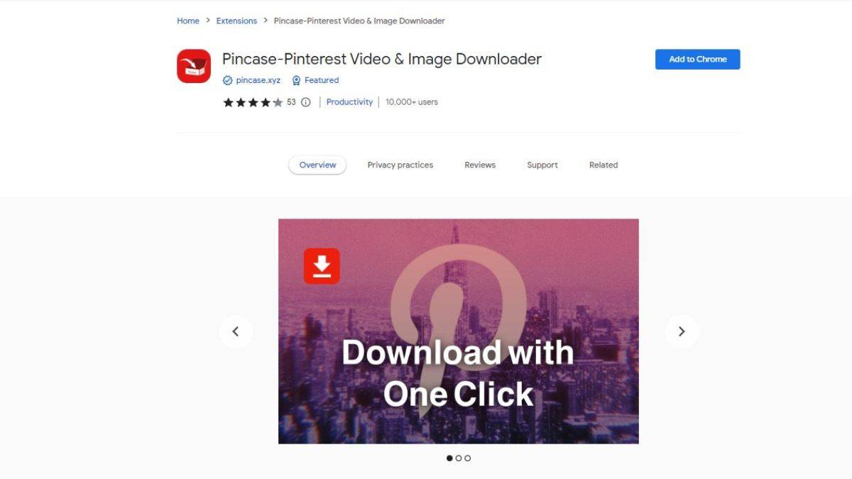 Pincase-Pinterest Video & Image Downloader