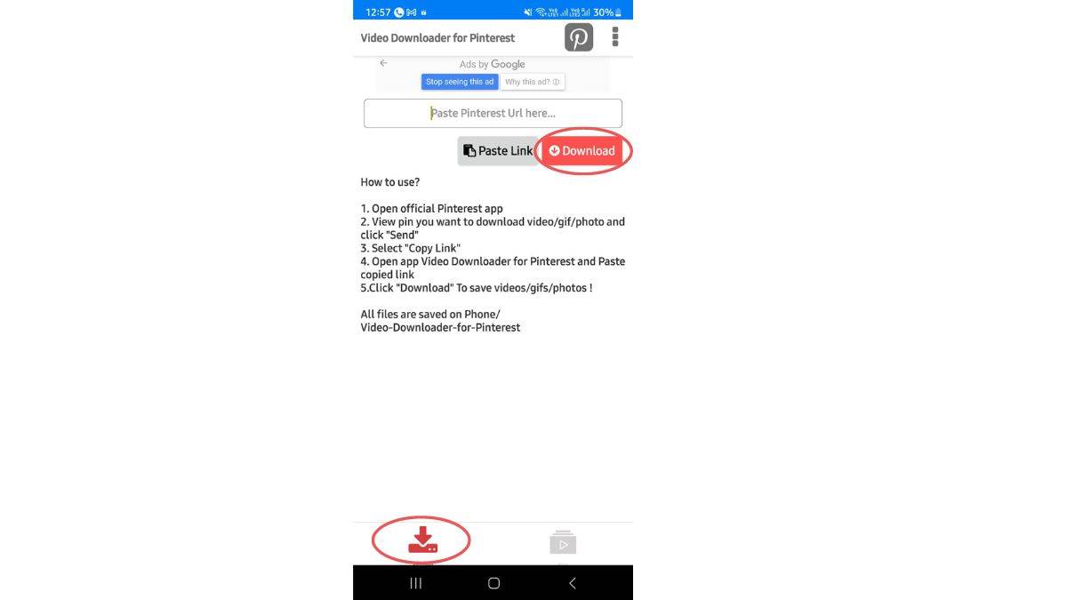 Video Downloader for Pinterest