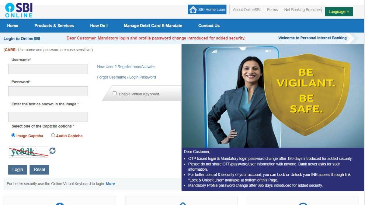 how to transfer sbi account
