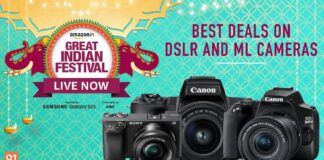 Best deals on DSLR and ML cameras Amazon Great Indian Festival sale