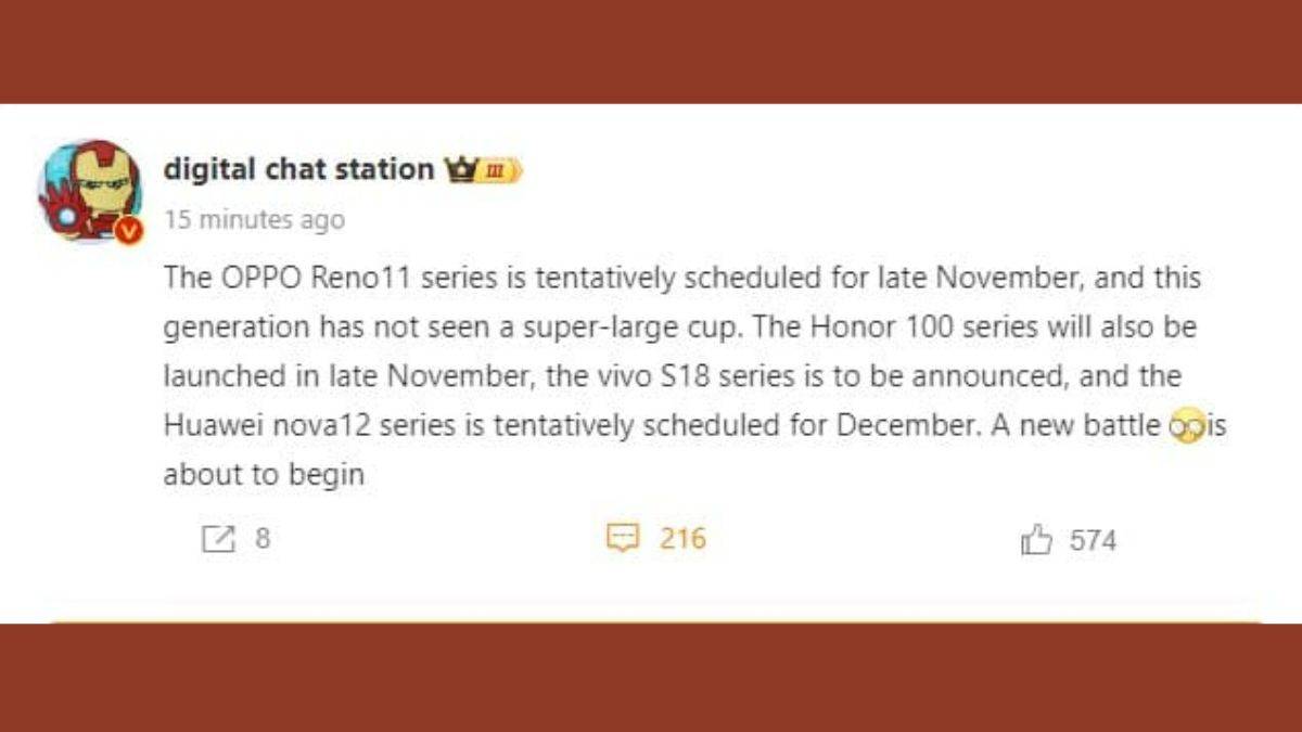 oppo-reno-11-series-honor-100-series-and-huawei-nova-12-series-launch-timeline-leaked
