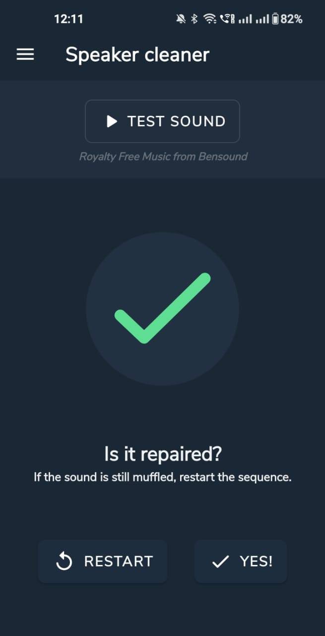 Phone speaker problem