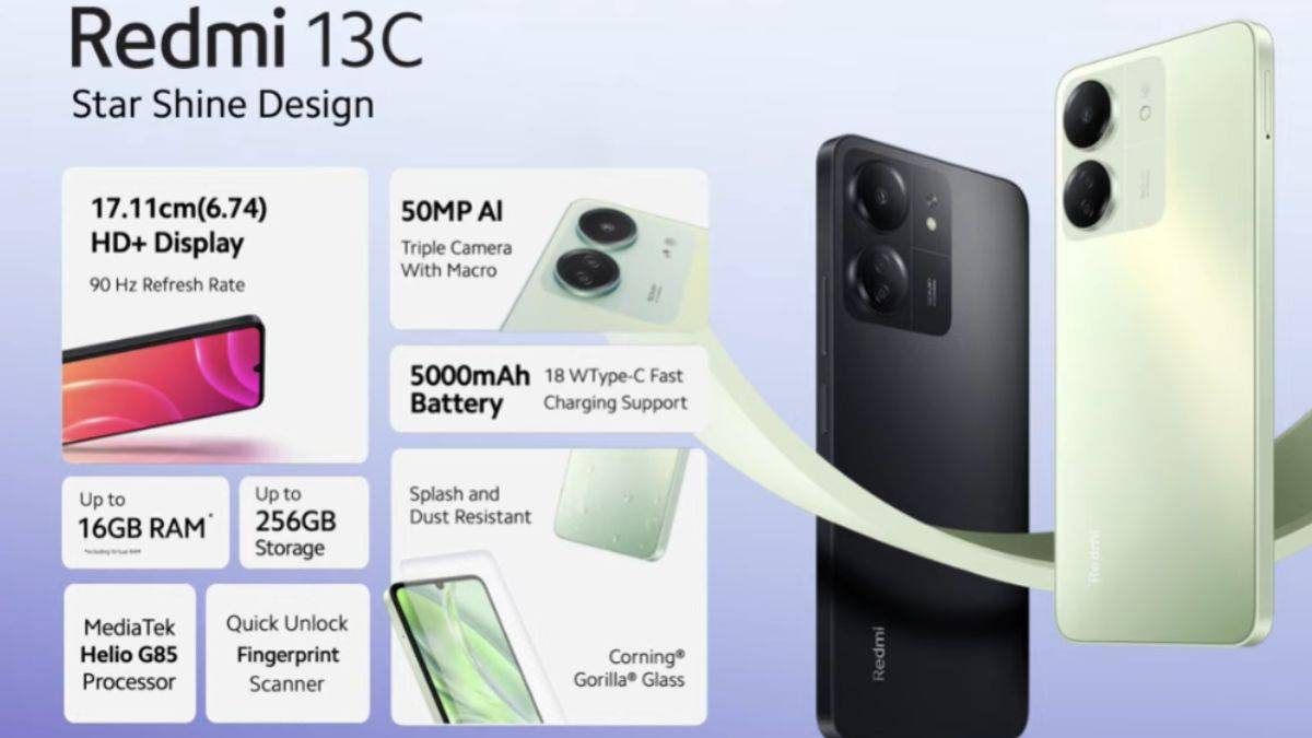 Redmi 13c அறிமுகப்படுத்தப்பட்டது