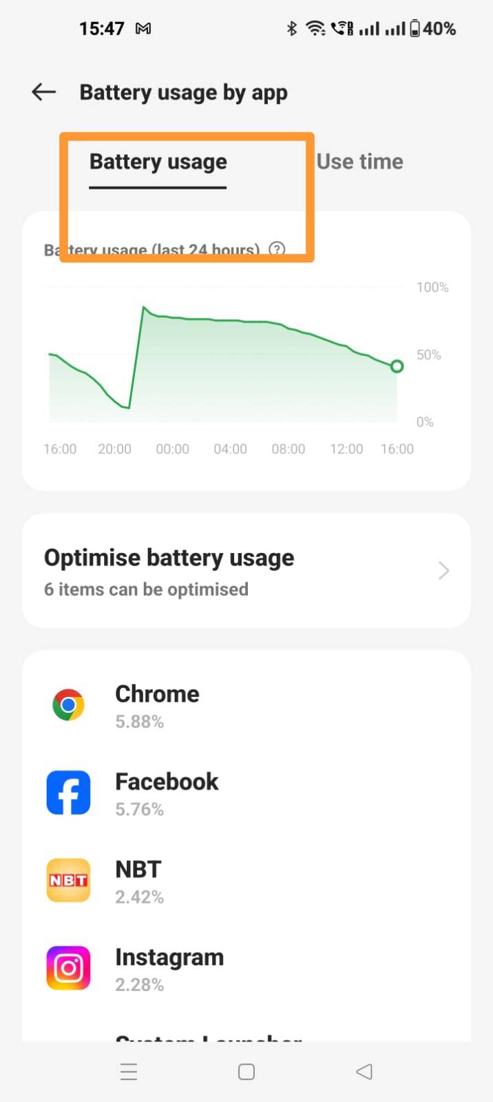 Android phone battery health