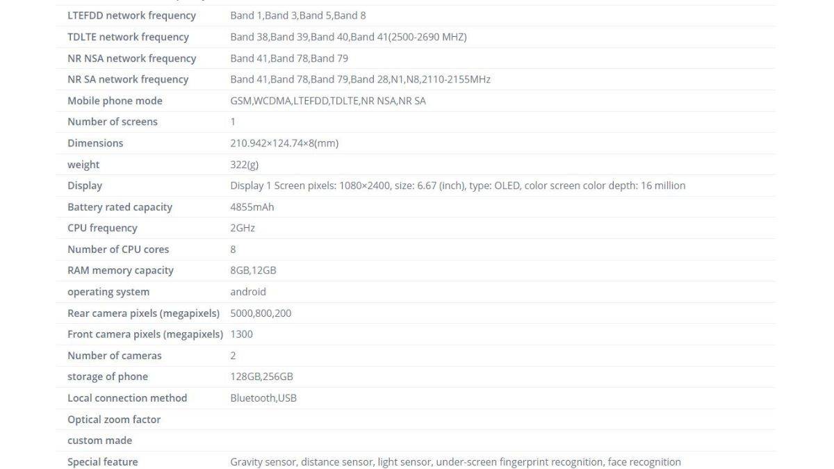 Samsung Galaxy Y55 TENAA பட்டியல்