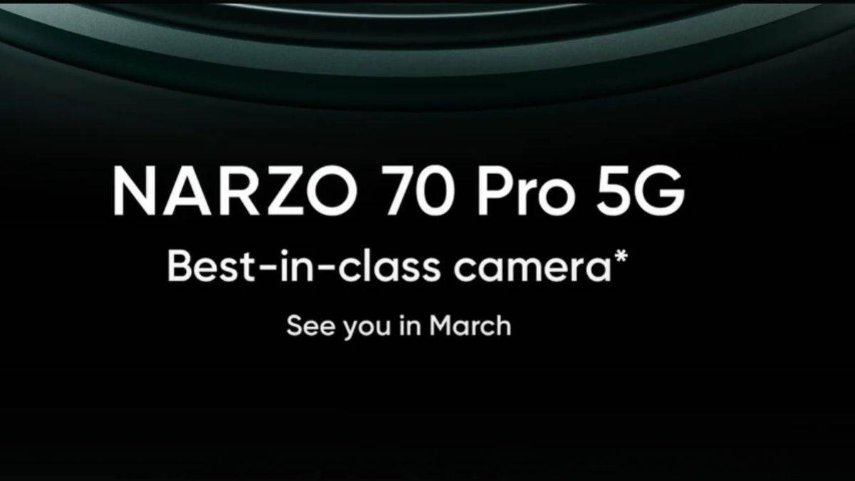 Realme Narzo 70 Pro 5G का भारतीय लॉन्च हुआ कंफर्म, ब्रांड ने किया मार्च में एंट्री का ऐलान