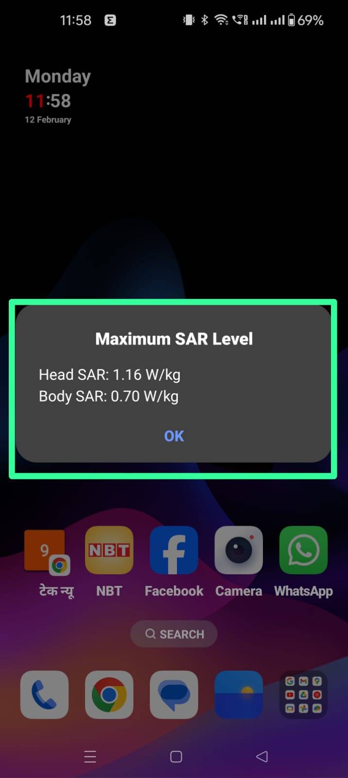 sar value