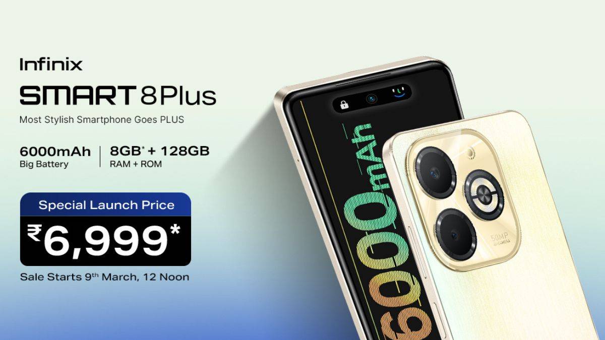 Infinix Smart 8 Plus இந்தியா வெறும் 6999 ரூபாய்க்கு அறிமுகம் செய்யப்பட்டது