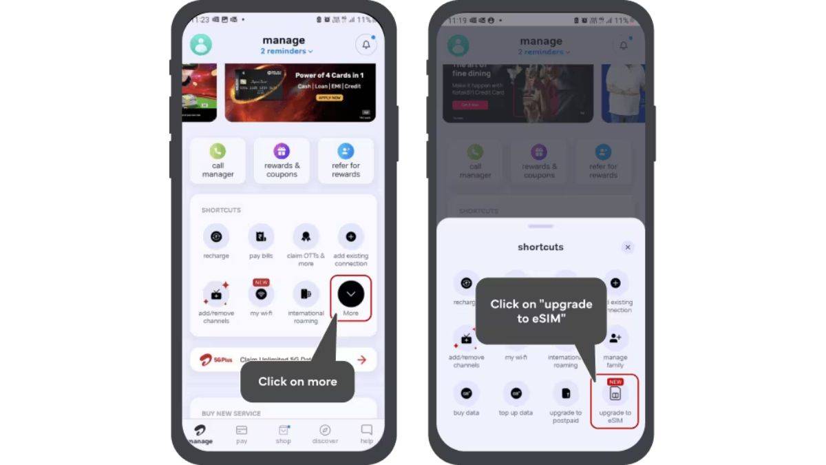 airtel esim kaise activate kare 