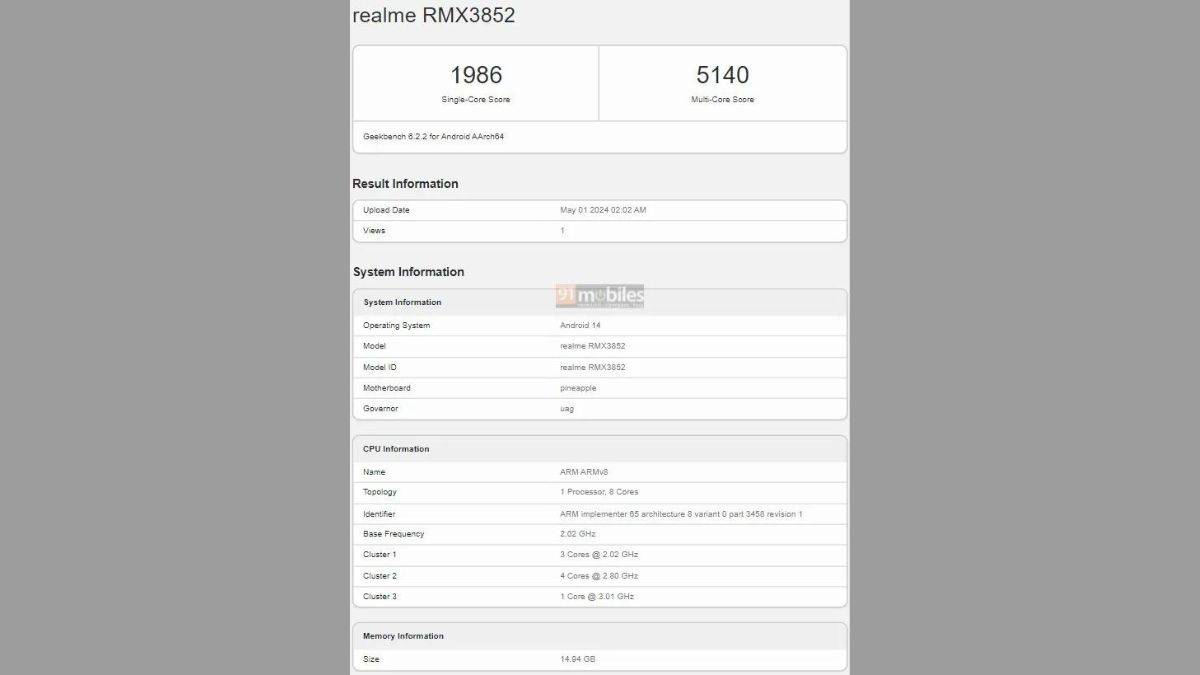 realme-gt-neo-6-geekbench-listing-specifications 