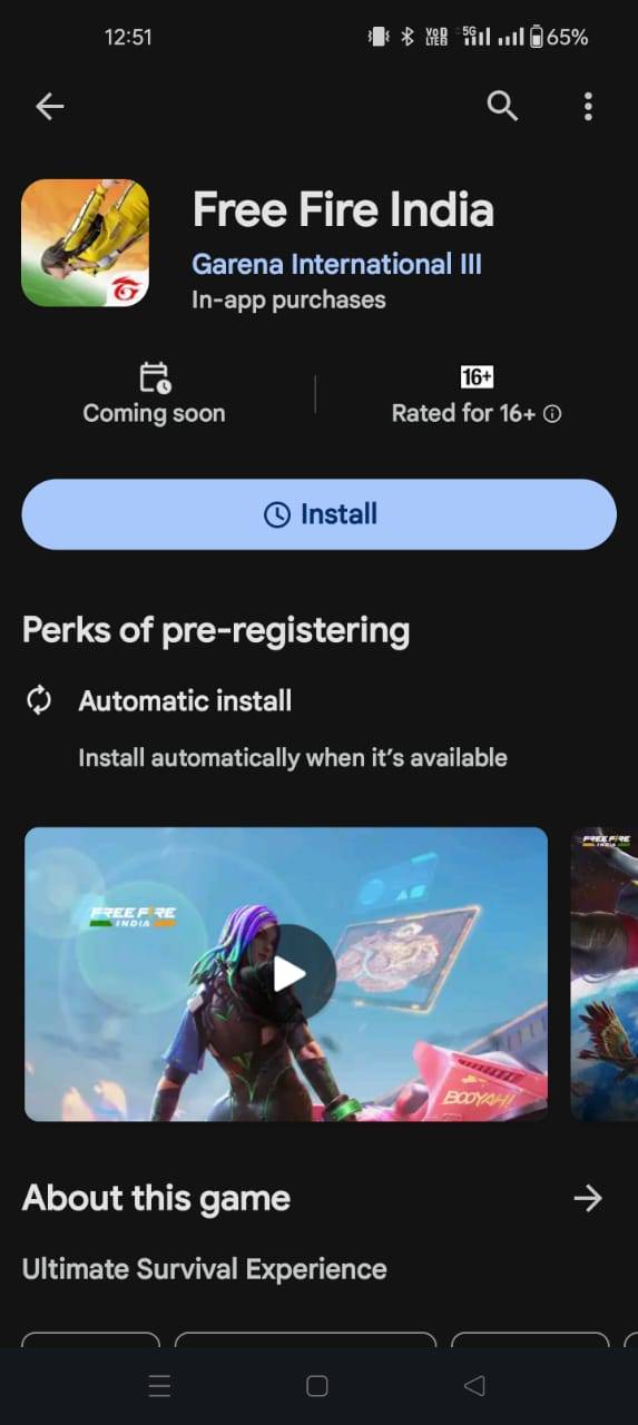 Free Fire India