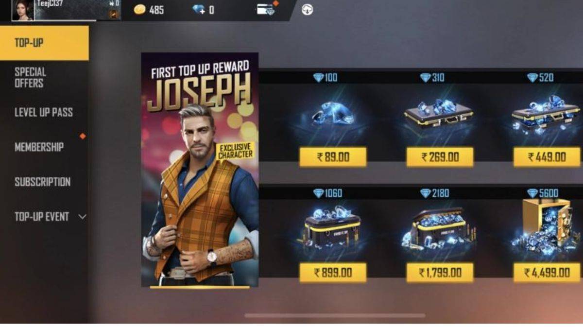 free fire max nickname