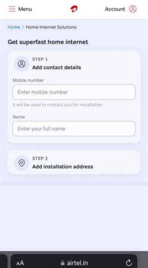Airtel Xstream AirFiber 