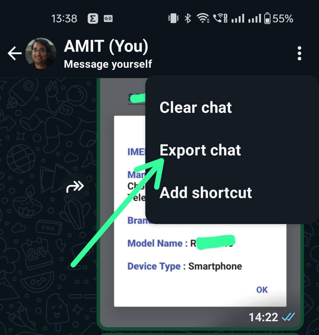whatsapp chat ko pdf kaise banaye 