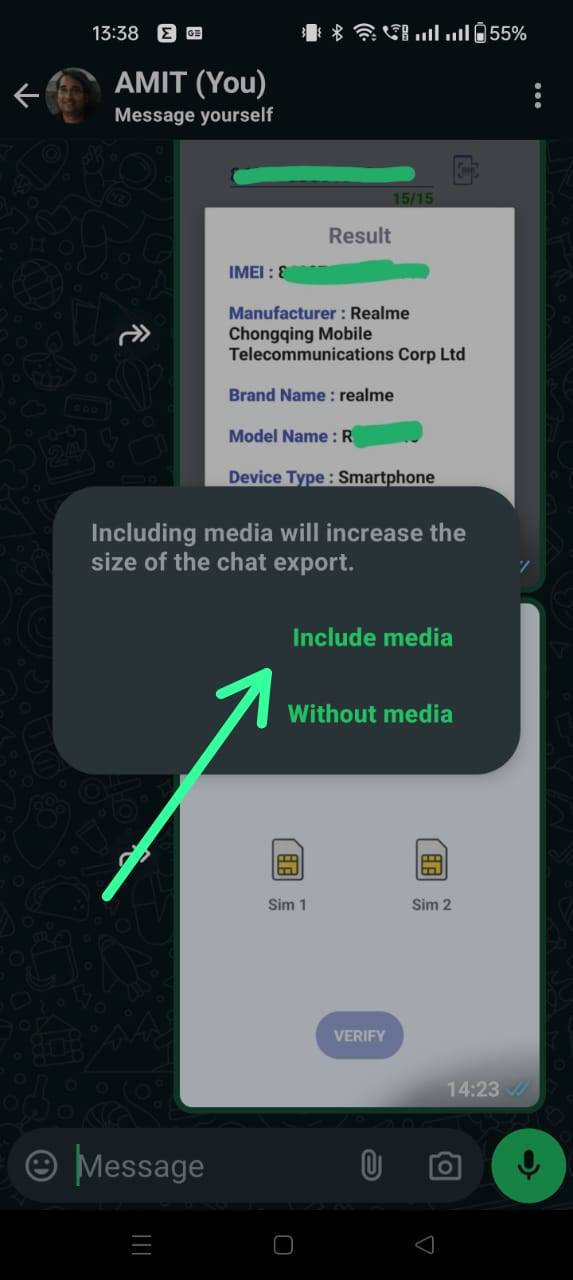whatsapp chat ko pdf kaise banaye 