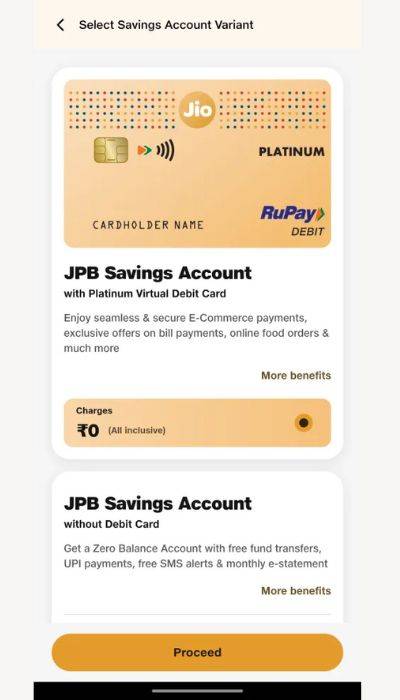 Jio Payments Bank Account